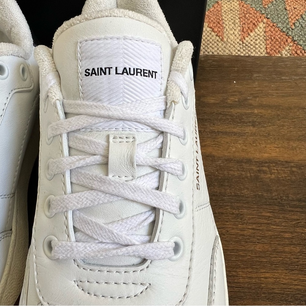 Saint Laurent $880 SL/61 Low-Top Sneakers Unisex EU40 W10 M7 (Display Models) - Picture 7 of 16